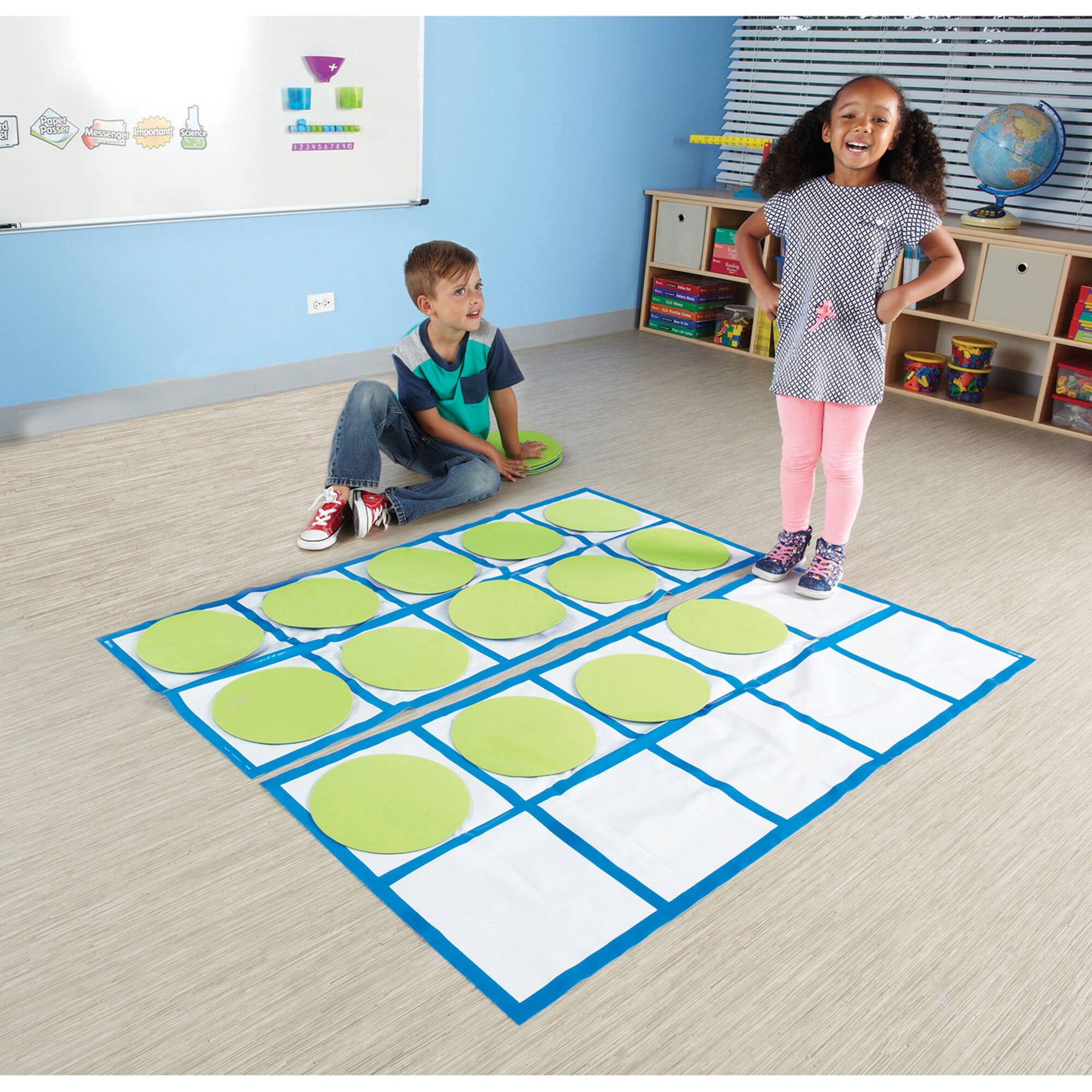 Learning Essentials™ Ten-Frame Floor Mat Activity Set